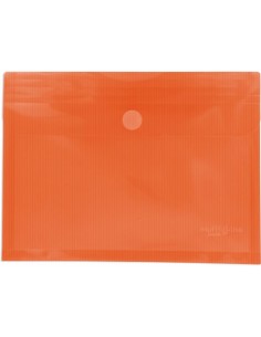 Sobre fuelle folio naranja unicolor