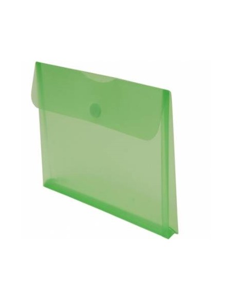 Sobre fuelle folio verde unicolor