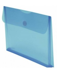 Sobre fuelle folio azul unicolor