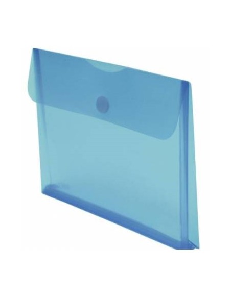 Sobre fuelle folio azul unicolor