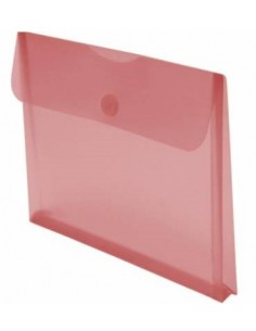 Sobre fuelle folio rojo unicolor