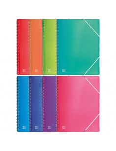 Carpeta espiral 30 fundas Oxford espiral A4