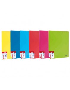 Carpeta de 20 fundas A4 colores surtidos