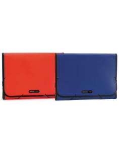 Carpeta clasificadora gomas azul 2