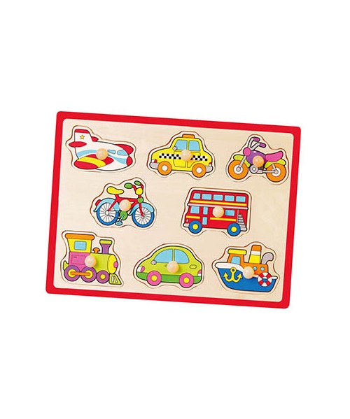 Encaje transportes - 8 piezas