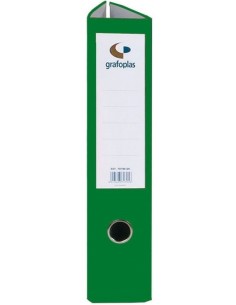 Archivador plástico Folio - Lomo 75 mm. Verde 2