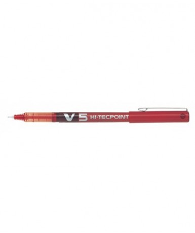 Bolígrafo pilot V5 rojo