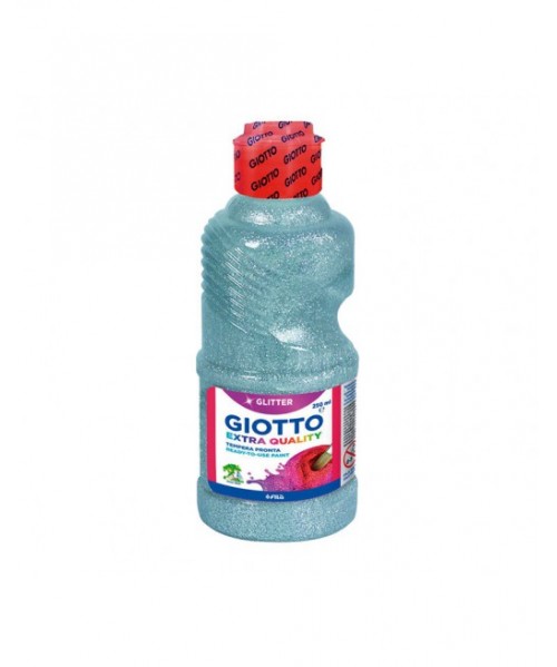 Témpera con purpurina Giotto Plata