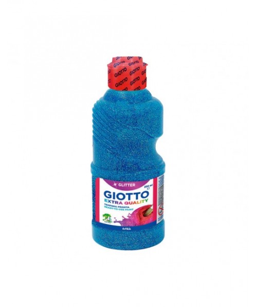 Témpera con purpurina Giotto Azul