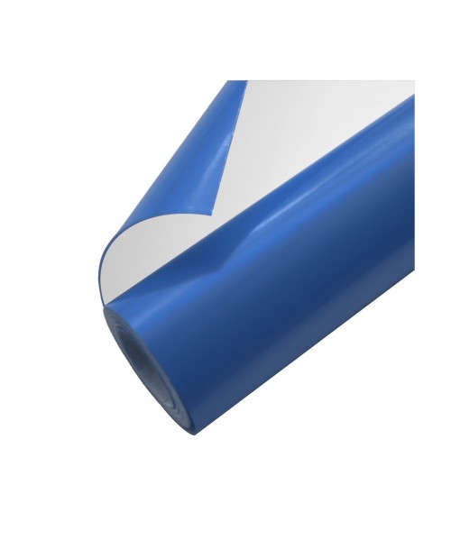 Papel Charol 25 pliegos azul oscuro