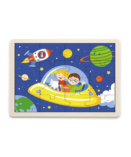 Puzle 16 piezas Platillo volante 2