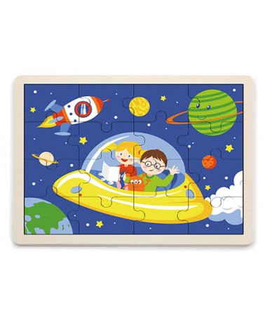 Puzle 16 piezas Platillo volante