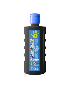 Pintura de dedos PlayColor botella - Negro