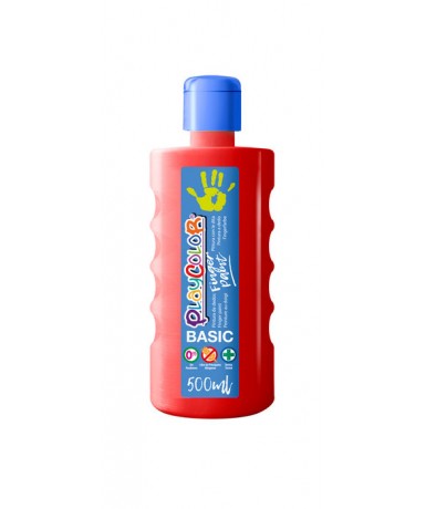 Pintura de dedos PlayColor botella - Rojo
