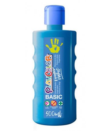 Pintura de dedos PlayColor botella - Azul