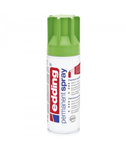 Spray permanente Edding 200 ml. Verde lima mate