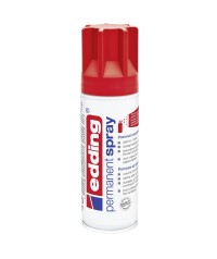 Spray permanente Edding 200 ml. Rojo mate