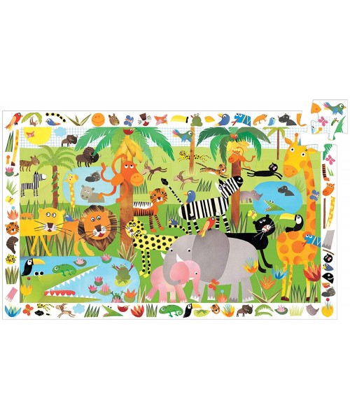 Puzle observación jungla - 35 piezas 2
