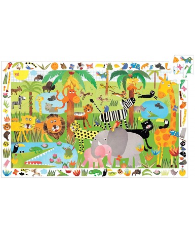 Puzle observación jungla - 35 piezas