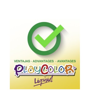 Témpera líquida Playcolor Negra
