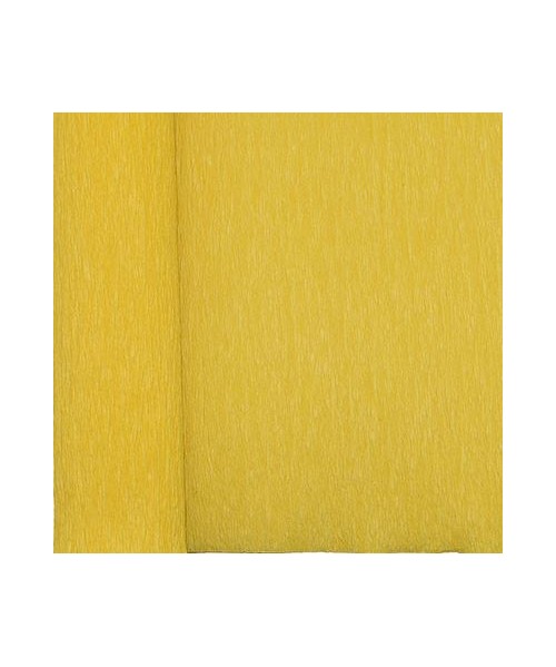 Rollo de papel crespón de 250x50cm amarillo