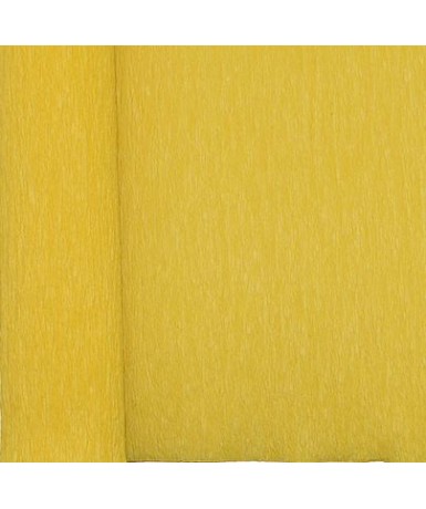 Rollo de papel crespón de 250x50cm amarillo