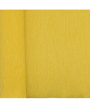 Rollo de papel crespón de 250x50cm - Amarillo
