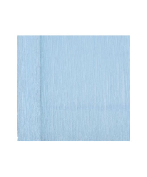 Rollo de papel crespón de 250x50cm azul claro
