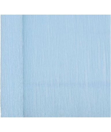 Rollo de papel crespón de 250x50cm azul claro