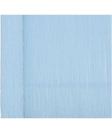 Rollo de papel crespón de 250x50cm - Azul claro