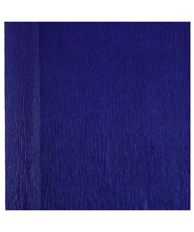 Rollo de papel crespón de 250x50cm azul marino