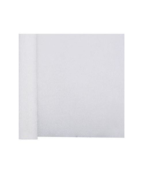 Rollo de papel crespón de 250x50cm - Blanco