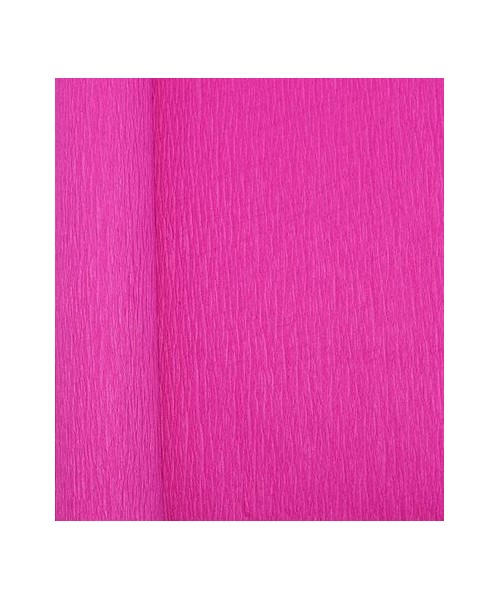 Rollo de papel crespón de 250x50cm fucsia