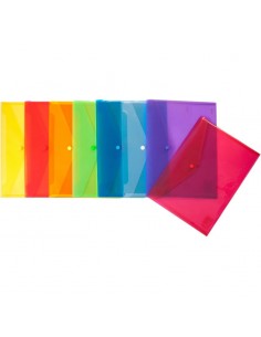 12 Sobres translúcido folio verde 2