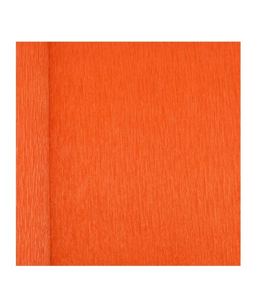 Rollo de papel crespón de 250x50cm naranja