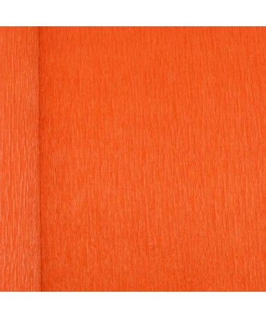 Rollo de papel crespón de 250x50cm naranja
