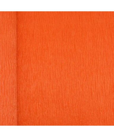 Rollo de papel crespón de 250x50cm - Naranja