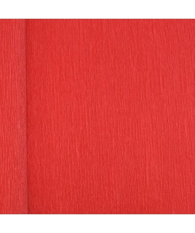 Rollo de papel crespón de 250x50cm rojo