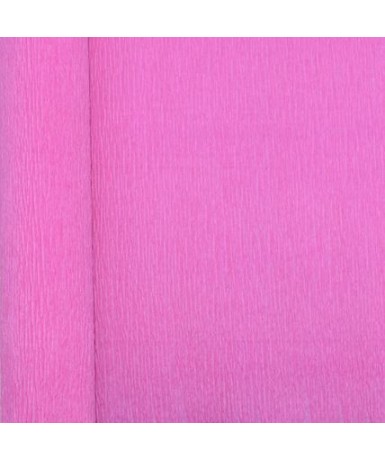 Rollo de papel crespón de 250x50cm rosa