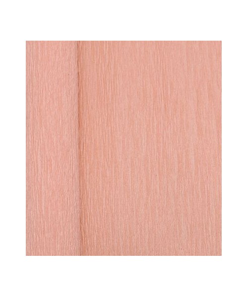 Rollo de papel crespón de 250x50cm salmón