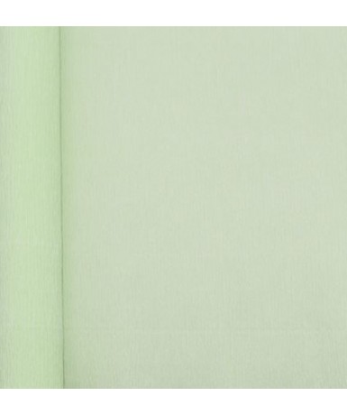 Rollo de papel crespón de 250x50cm verde claro