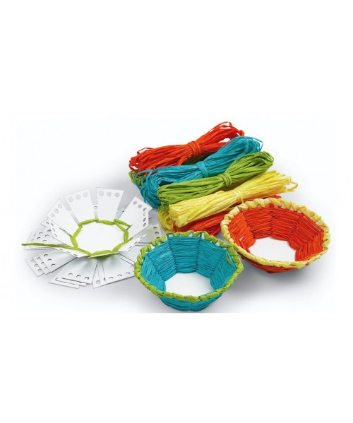 Kit cesta rafias - 12 unidades