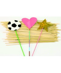 Bolsa 100 Sticks redondo natural