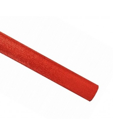 Rollo papel crespón rojo metalizado 250x50 cm