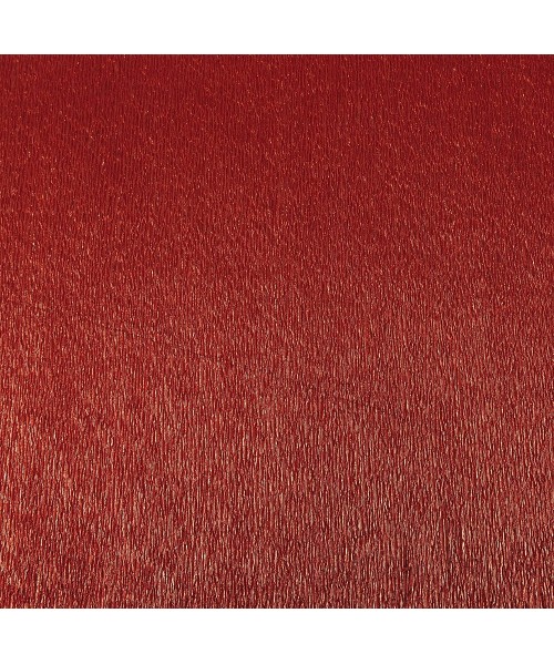 Rollo papel crespón rojo metalizado 250x50 cm 2