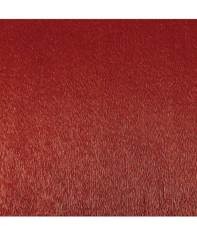 Rollo papel crespón rojo metalizado 250x50 cm