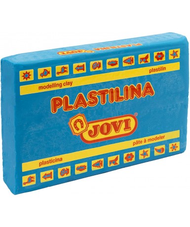 Caja 15 Plastilinas 72 Azul 350 gr. Jovi