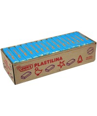 Caja 15 Plastilinas 72 Azul 350 gr. Jovi