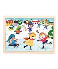 4 puzles las estaciones - 24 piezas