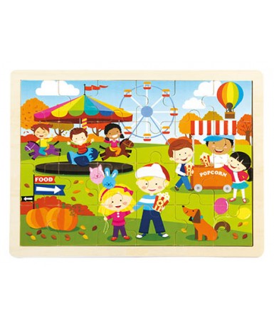 4 puzles las estaciones - 24 piezas